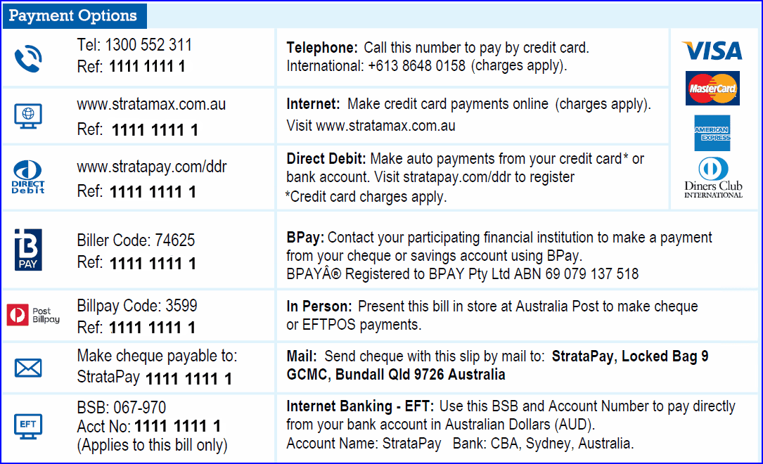 Payment Options 